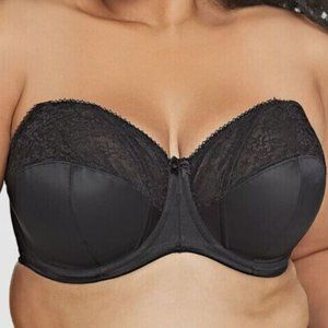 GODDESS Bra ADELAIDE #GD6663BLK Convertible Strap Underwire Unpadded Sz 34L NWT!